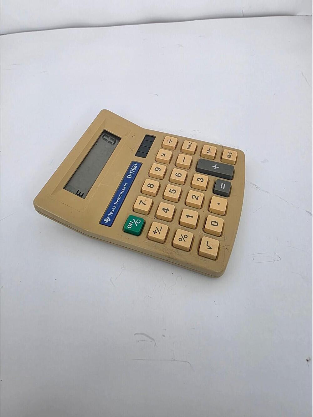 Vinatge Texas Instruments TI-1795+ Desktop Calculator WORKS